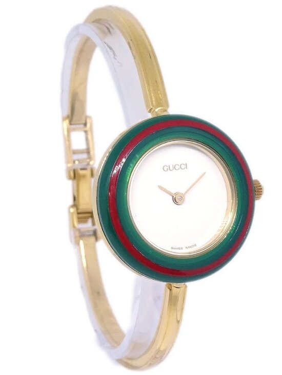 Gucci 11/12.2 Change Bezel Chameleon Quartz Watch SS 117915 main image 10